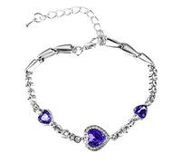 Bracelet chapelet avec fermoir à pince pour la Saint-Valentin, taille unique, Acier allié, Pas de gemme