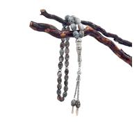 Bracelet chapelet en perles de verre catholiques avec croix élégante - Chaîne religieuse - Bijou de prière pour femme - Cadeau de baptême