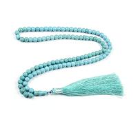 Bracelet chapelet musulman 33/99 perles turquoise cordes islamiques bracelets pour femmes unisexe cadeau mode bijoux religieux prière perle hommes chapelet cordes, taille unique, comme décrit