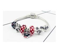 Bracelet Charms Mickey 18CM - Bijoux Femme - CZ Trèfle - Cadeaux Pour Femme