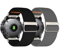 Bracelet chinbersky en nylon de 26 mm pour Garmin Fenix 6x/5x/7x, bracelet en tissu réglable et extensible de rechange pour Garmin Fenix 5X Plus, Fenix 6X Pro, Fenix 3, Fenix 3 HR, Descent MK1/Mk2