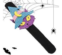 Bracelet Claquette Halloween - Garnitures De Panier De Festival,Bracelet Élastique À Claque Pour Ados Événement Scolaire Halloween Boutique Propriétaire Maison Hantée