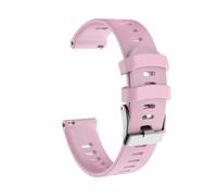 Bracelet Coloré De 20 Mm For Montre Connectée For Garmin Forerunner 245, 245M, 645 Music, Vivomove 3 HR Sport, For Silicone(Pink)