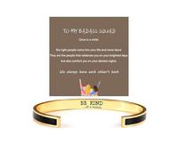 Bracelet coloré de motivation « Remember Who The F You Are » - Bracelet manchette inspirant en acier inoxydable avec message caché gravé - Cadeau idéal pour femme, sœur, amie, Adjustable, Pierre