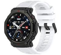 Bracelet compatible avec Amazfit T-Rex 3 Pro, 48 mm, bracelet de rechange étanche en silicone, bracelet de rechange pour montre Amazfit T-Rex 3 Pro, homme et femme, Eine Grösse, Silicone