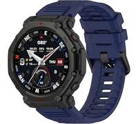 Bracelet compatible avec Amazfit T-Rex 3 Pro, bracelet de rechange, étanche, en silicone, pour Amazfit T-Rex 3 Pro, 48 mm, pour homme et femme, Eine Grösse, Silicone, 0