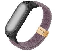 Bracelet compatible avec enregistreur vocal Plaud NotePin, sangle réglable en nylon respirant avec fermoir magnétique, accessoire pour enregistreur vocal NotePin AI, grisviolet