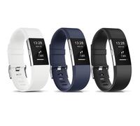 Bracelet Compatible avec Fitbit Charge 2/2 HR Bracelet de Montre en Silicone de Remplacement Réglables Sport Accessorie S