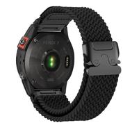 Bracelet Compatible avec Garmin Fenix 8 47mm/7/6/6 Pro/5/5 Plus, 22mm Tissu élastique Sport Nylon Bracelet pour Forerunner 935/945/Instinct 2/Approach S60/S62