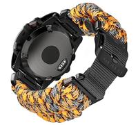 Bracelet compatible avec Garmin, Paracord 550 militaire robuste bracelet de montre à fermeture rapide pour Garmin Fenix 5 /Fenix 6/Forerunner/Approach/MARQ/quatix bracelet de remplacement pour hommes
