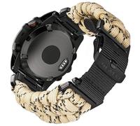 Bracelet compatible avec Garmin, Paracord 550 militaire robuste bracelet de montre à fermeture rapide pour Garmin Fenix 5 /Fenix 6/Forerunner/Approach/MARQ/quatix bracelet de remplacement pour hommes