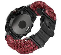Bracelet compatible avec Garmin, Paracord 550 militaire robuste bracelet de montre à fermeture rapide pour Garmin Fenix 5 /Fenix 6/Forerunner/Approach/MARQ/quatix bracelet de remplacement pour hommes