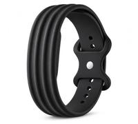 Bracelet Compatible avec Google Fitbit Air, Sport Souple Réglable, Noir | Matériaux Résistants à l'Usure, Boucle Robuste, Réglable, Remplaçable, Convient au Sport, Quotidien, Fitness et Aux Voyages