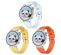 Bracelet Compatible avec Huawei Watch GT5 4 41mm/Huawei Watch GT5 Pro 42mm, 18mm Bande en Silicone Souple et Respirante pour Vivoactive 4S/Vivomove 3S/Venu 3S/Venu 2S/Forerunner 265s/255s/255s Music