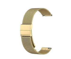 Bracelet compatible avec Withings ScanWatch 2 38 mm, bracelet de rechange en maille métallique en acier inoxydable pour montre intelligente ScanWatch 2 de 38 mm, Métal