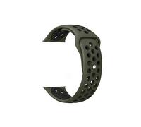 Bracelet compatible Black Dice DT95 avec trous, silicone bicolore, vert foncé | Couleur: Bourgogne Bourgogne