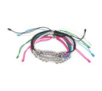Bracelet Compteur de Coups de Golf, 5 Pièces, 10 Perles, Cordon Réglable | Design Minimaliste, Maintien Sûr, Suivi des Points, Résistant aux Rayures la Décoloration