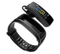 Bracelet connecté 2 en 1 avec casque Bluetooth, montre étanche et écouteurs sans fil