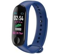 Bracelet Connecté Android iOs Montre Fitness 0.96 Pouce Bluetooth IP67 Bleu YONIS