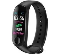 Bracelet Connecté Android iOs Montre Fitness 0.96 Pouce Bluetooth IP67 Noir YONIS