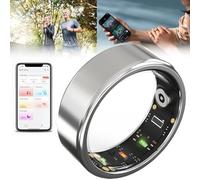 Bracelet connecté avec Bluetooth 5.1, moniteur de fréquence cardiaque, oxygène dans le sang, température corporelle, suivi du sommeil et du sport, compatible avec iOS et Android