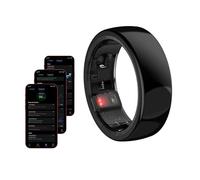 Bracelet connecté de santé avec moniteur de fréquence cardiaque, Bluetooth rechargeable, moniteur de sommeil étanche, température corporelle et enregistrement de l'oxygène dans le sang