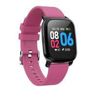 Bracelet Connecté Écran 1,3 Pouce Autonomie 20 Jours Suivi Cardiaque IP67 Magenta YONIS