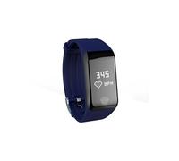 Bracelet Connecté Étanche Ip67 Oled Suivi Sportif Moniteur Cardiaque Sommeil Bleu Yonis