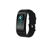 Bracelet Connecté Etanche Smartwatch Montre Cardio IP67 Traceur D'Activité Noir