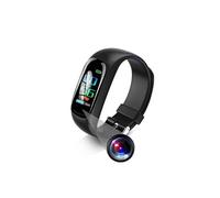 Bracelet Connecté FHD 1080P Vidéosurveillance Suivi Sportif Calories Alarmes + SD 16Go