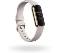 Bracelet connecté Fitbit Luxe Bracelet Blanc lunaire et acier inoxydable or pâle G