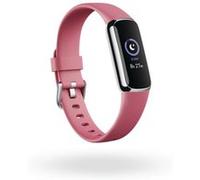 Bracelet connecté Fitbit Luxe Bracelet Orchidée et acier inoxydable platine G