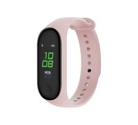 Bracelet Connecté Intelligent, Tracker d'Activité et Fréquence Cardiaque Rose