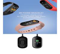 Bracelet Connecté Ip68 Étanche, Appels Bluetooth, Musique, Surveillance Cardiaque Violet Yonis