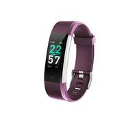 Bracelet Connecté Montre Connectée Intelligente Fitness Tracker d'activité Smartwatch Etanche pour Homme&Femme Bluetooth Violet