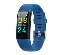Bracelet Connecté Multifonction Écran Couleur Suivi Santé Sommeil Compatibilité iOS Android Bleu YONIS