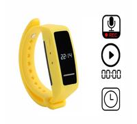 Bracelet connecté sportif",numérique,avec enregistreur vocal,audio stéréo,statique,"lecteur MP3 - Type yellow-16 GO