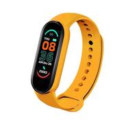 Bracelet Connecté Sportif: Suivi Cardiaque Sommeil Rappel Sédentarité Charge Magnétique Jaune Yonis
