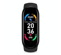 Bracelet Connecté Sportif: Suivi Cardiaque Sommeil Rappel Sédentarité Charge Magnétique Noir Yonis