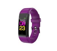 Bracelet Connecté Sportif Suivi Fitness Pression Artérielle Sommeil Gps Waterproof Violet Yonis