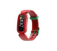 Bracelet Connecté Sportif Suivi Sommeil IP68 Multisport Ecran Tactile Rouge