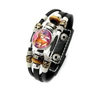 Bracelet Constellation Lumineux, Bracelet Tressé Multicouche Noir Signes Du Zodiaque Pour Hommes Femmes, Symbole D'Astrologie 12 Constellation Capricorne, Gémeaux, Bracelet Lion Bijoux, Sagittaire,