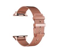Bracelet Cool pour Apple Watch Series 1/2 / 3/4 / 5/6 / 7 / SE (38/40 mm) Métal Rose Gold, Or rose, Estándar, Classique