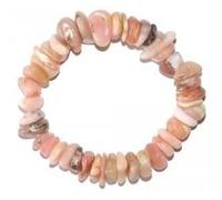 Bracelet - Corps et Âmes - Opale rose - Baroque - Qualité Extra - Diamètre 50mm