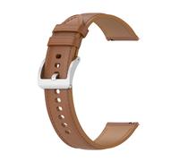Bracelet Cuir pour Galaxy Watch 3 45mm Huawei Watch GT3 GT2 46mm Marron Clair