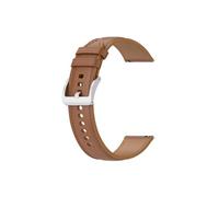 Bracelet Cuir pour Galaxy Watch 3 45mm Huawei Watch GT3 GT2 46mm Marron Clair G