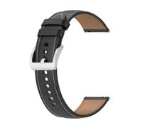 Bracelet Cuir pour Galaxy Watch 3 45mm Huawei Watch GT3 GT2 46mm Noir