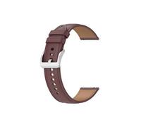 Bracelet Cuir pour Samsung Galaxy Watch 3 45mm Huawei Watch GT3 GT2 46mm Marron