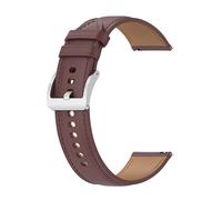 Bracelet Cuir pour Samsung Galaxy Watch 3 45mm Huawei Watch GT3 GT2 46mm Marron