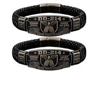 Bracelet d’honneur vétéran DD-214, tressé à la main, bracelet hommage | Bracelet hommage aux anciens combattants militaires, bracelet gagné non donné, aigle du drapeau des États-Unis